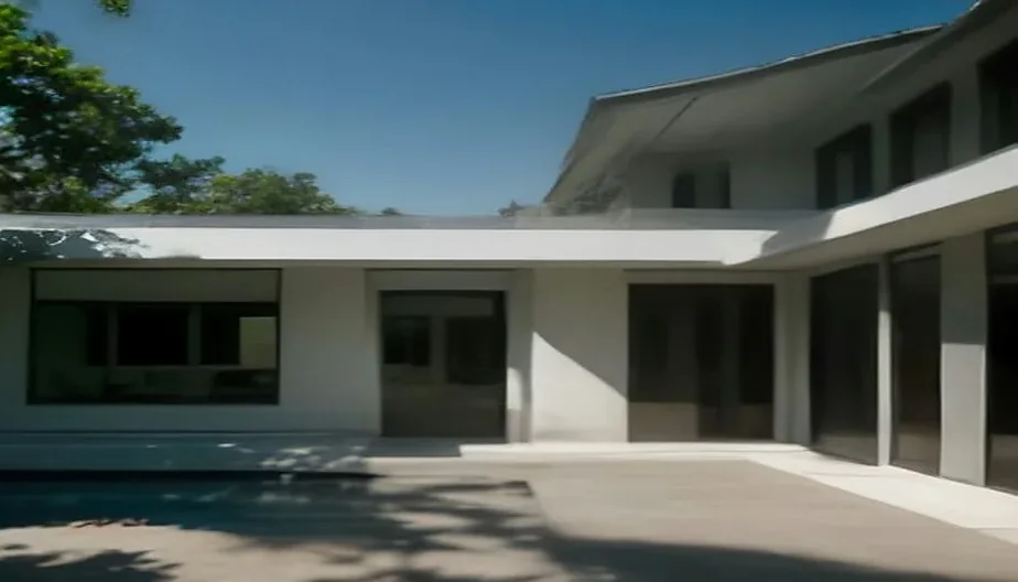 Houses: courtyard house around a coast live oak in La Cañada Flintridge