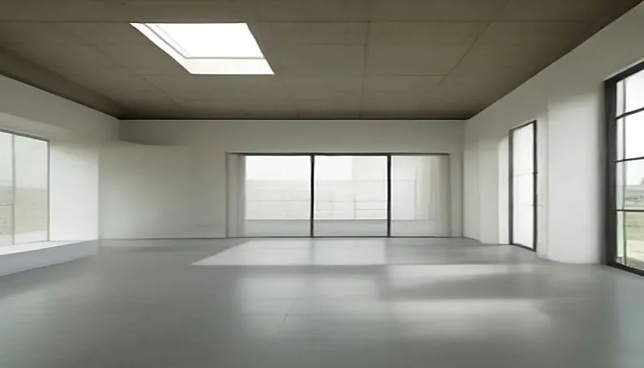 Architect's model and drawings of a house on a worktable